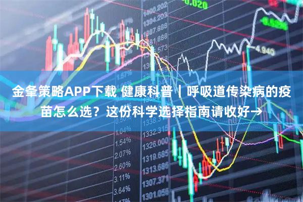 金夆策略APP下载 健康科普｜呼吸道传染病的疫苗怎么选？这份科学选择指南请收好→